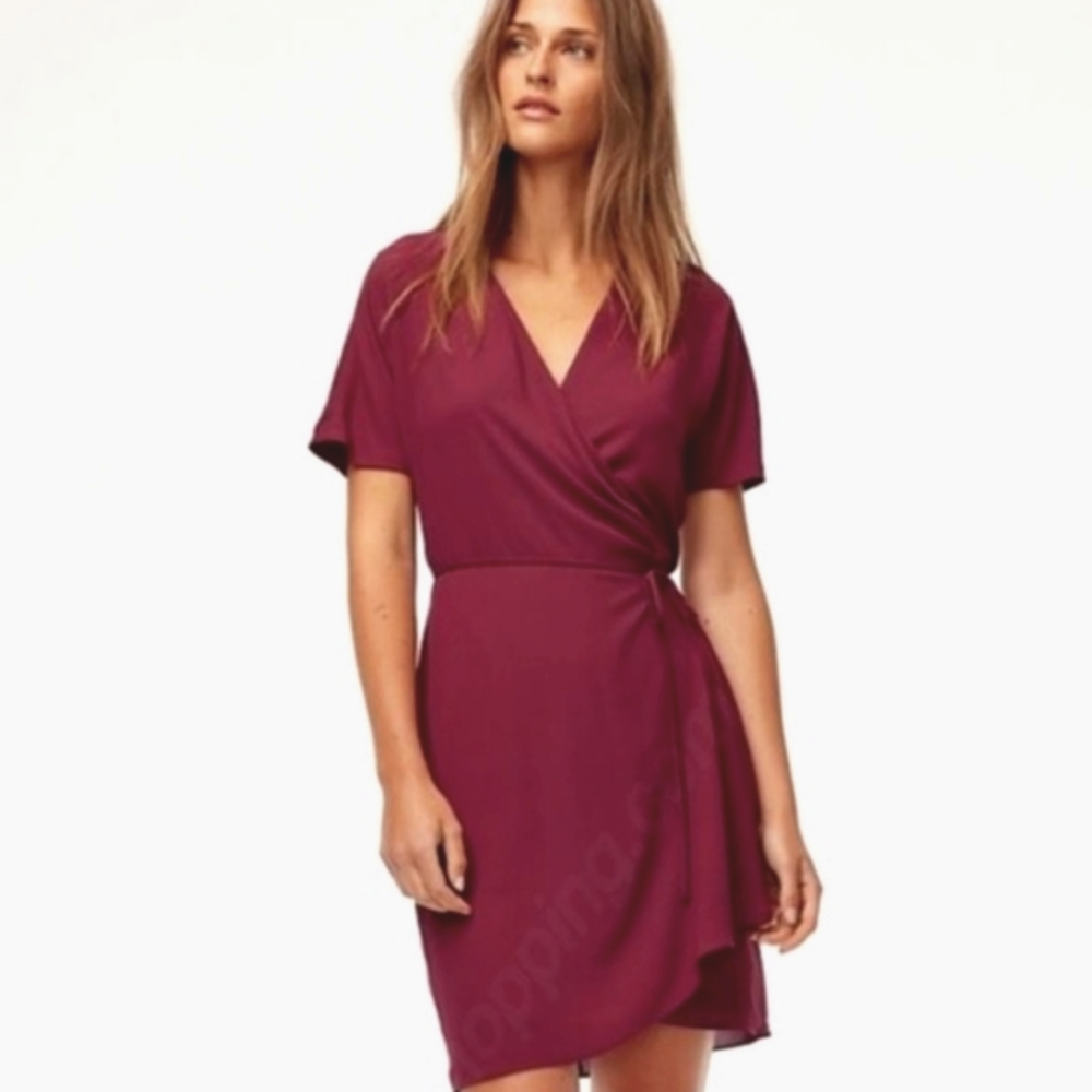 Babaton Wallace Wrap Dress (XXS fits like S)